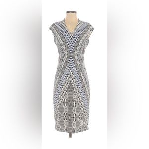 Black House White Market business casual, v neck fitted dress